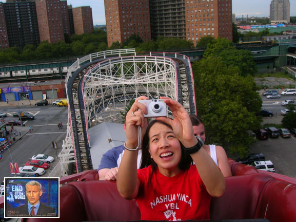 Wendy Chao, CNN's Coney Island Correspondent