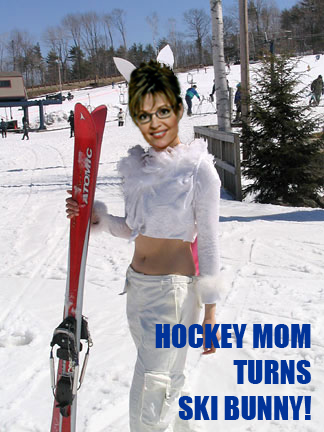HOCKEY MOM TURNS SKI BUNNY!